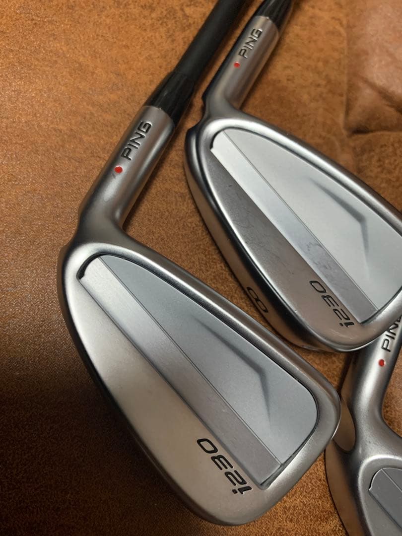 PING ピン i230 アイアン 5本セット 7-U TRAVIL85R 赤橙