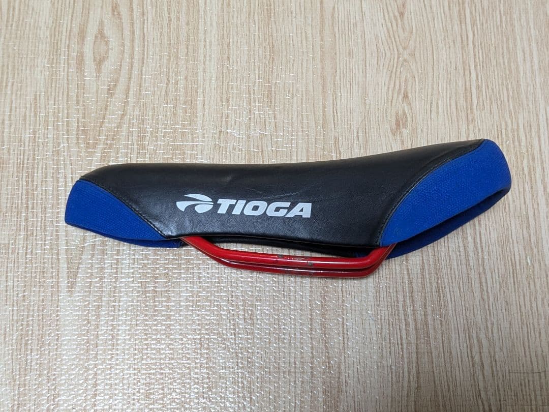 TIOGA タイオガ DH ダウンヒル用サドル MTBパーツ ブラック×ブルー
