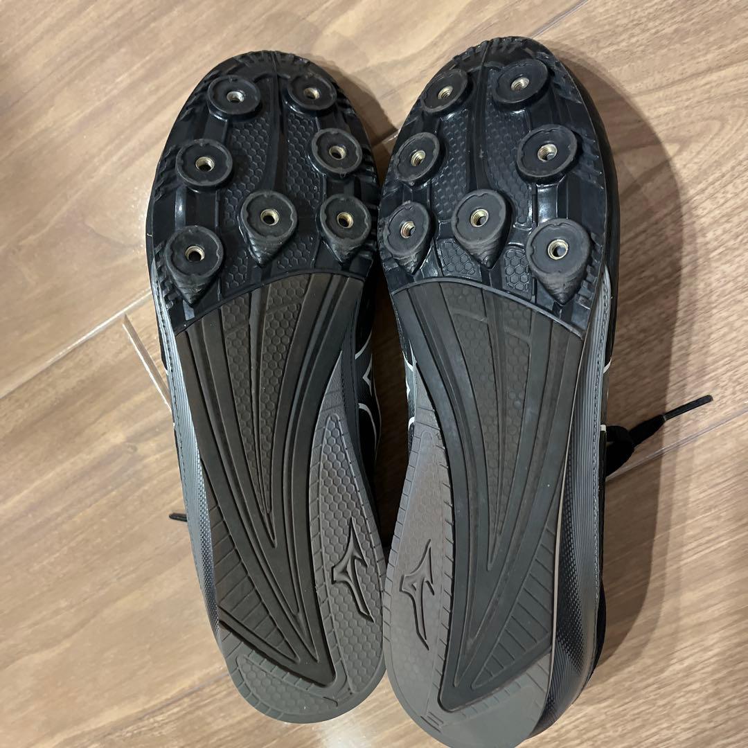 Mizuno 陸上用スパイクシューズ ブラック 26.5cm