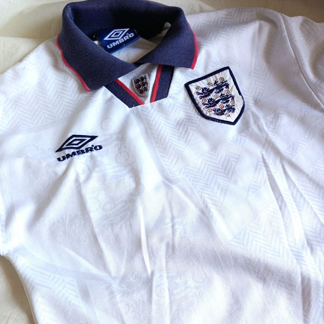 サッカー イングランド代表 ホームユニフォーム　UMBRO　94年 LB
