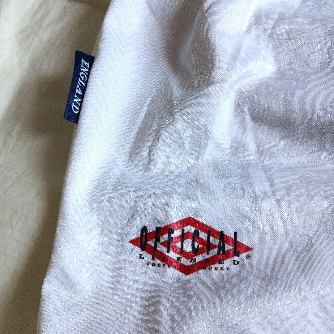 サッカー イングランド代表 ホームユニフォーム　UMBRO　94年 LB