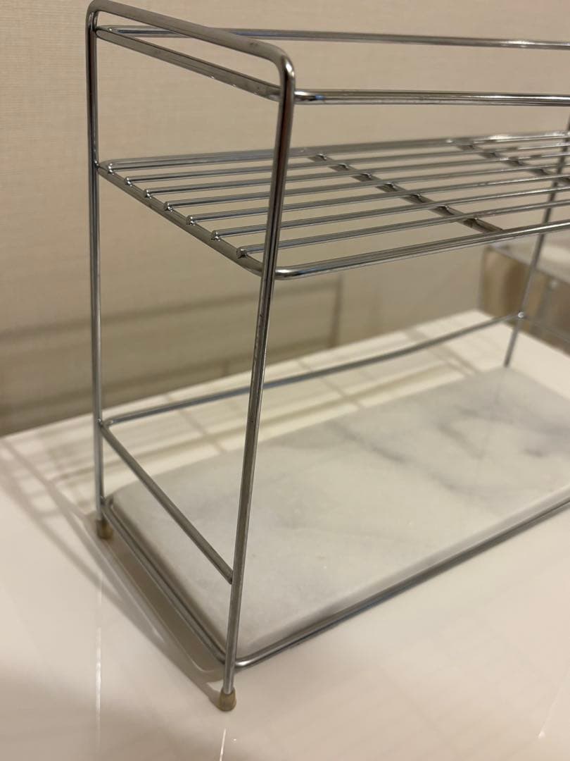 新品 大理石柄 キッチンラック 収納