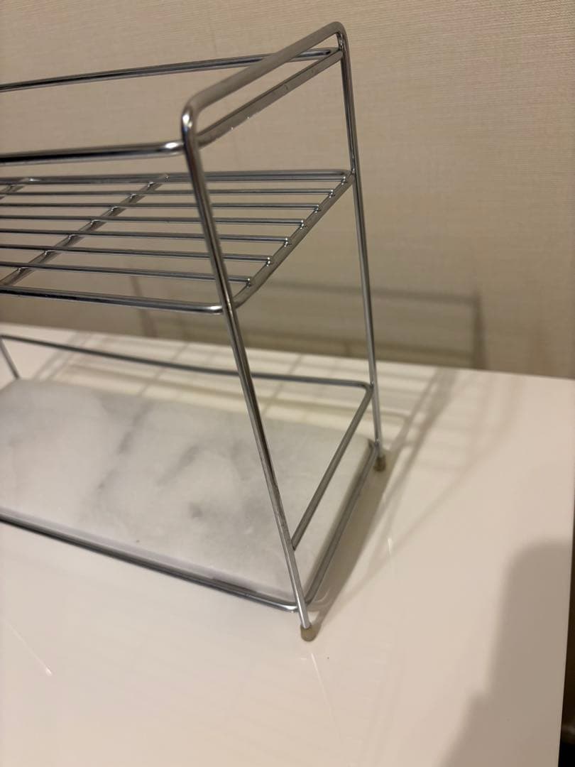 新品 大理石柄 キッチンラック 収納