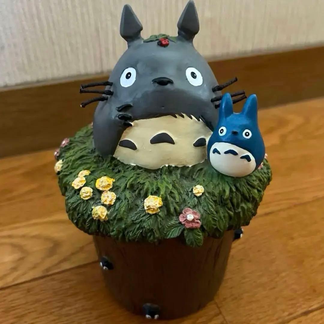 【希少】　トトロ貯金箱　フィギュア　となりのトトロ　青トトロ