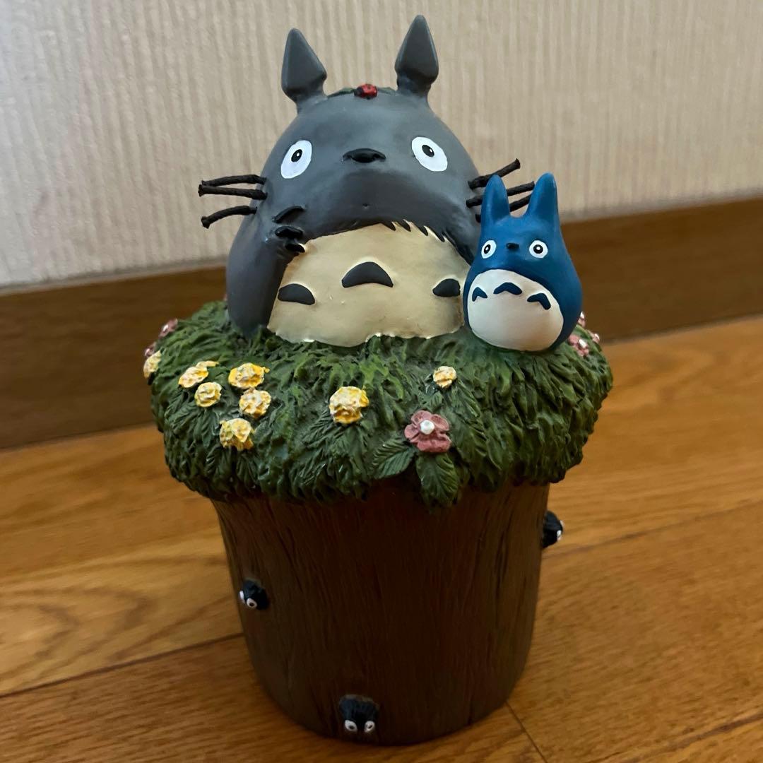 【希少】　トトロ貯金箱　フィギュア　となりのトトロ　青トトロ