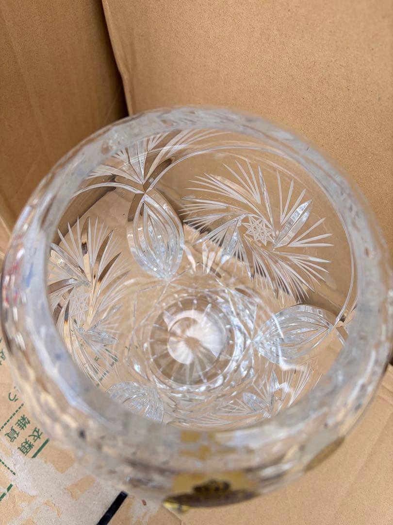 BEYER クリスタルガラス 花瓶 中型