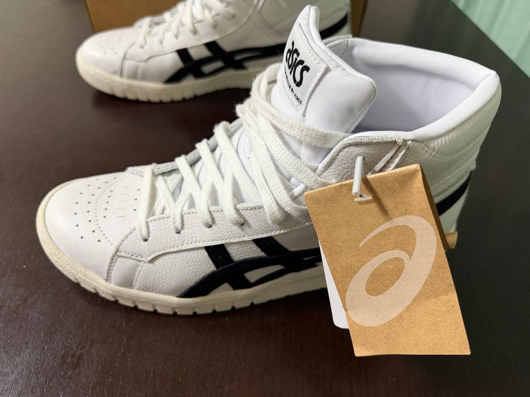 asics ポイントゲッター HI 白黒 28cm