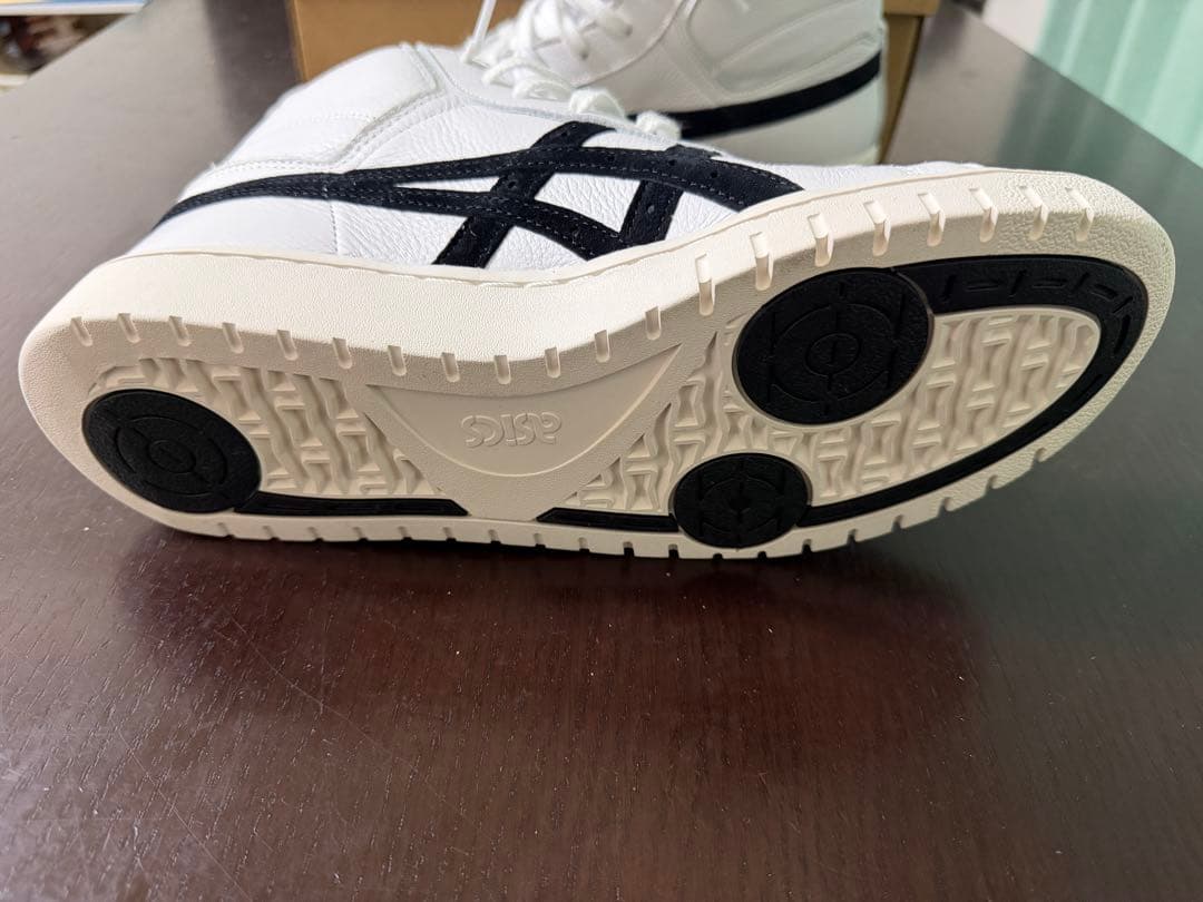asics ポイントゲッター HI 白黒 28cm
