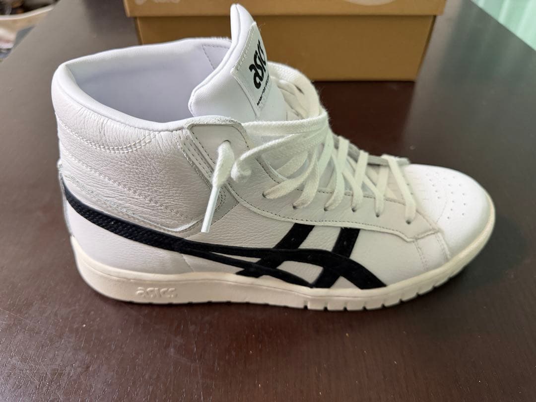 asics ポイントゲッター HI 白黒 28cm