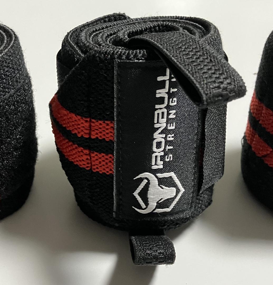 セット売り【未使用】IRONBULL STRENGTH リストラップ＆ニーラップ