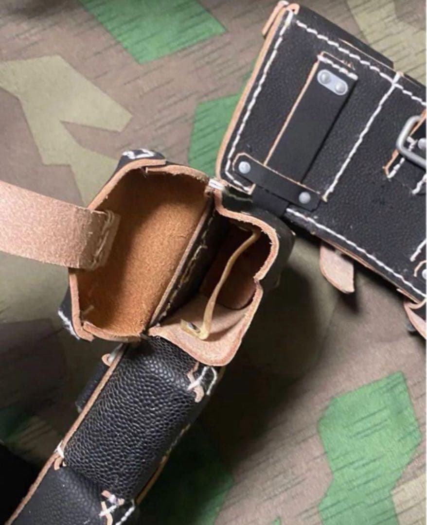 第二次世界大戦、ドイツ軍 モーゼル98k用弾薬ポーチ（レプリカ）陸軍　サバゲ