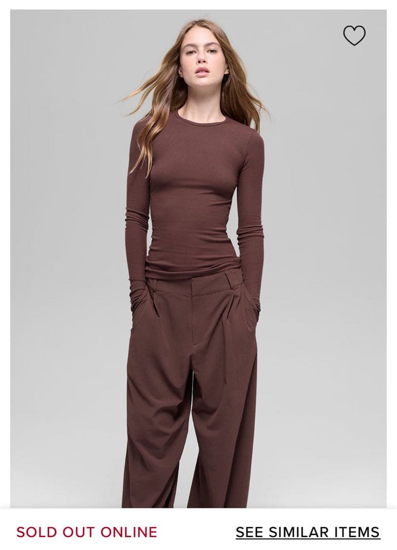 入手困難 ALO Yoga Ribbed Modal Long Sleeve