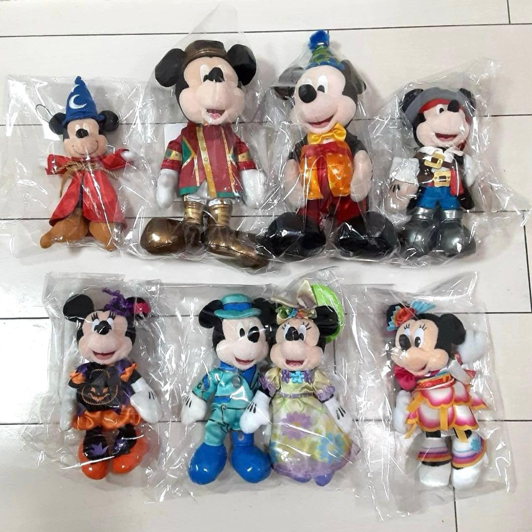 東京ディズニーリゾート　ミッキーマウス　ぬいぐるみバッジ8体セット　新品未使用