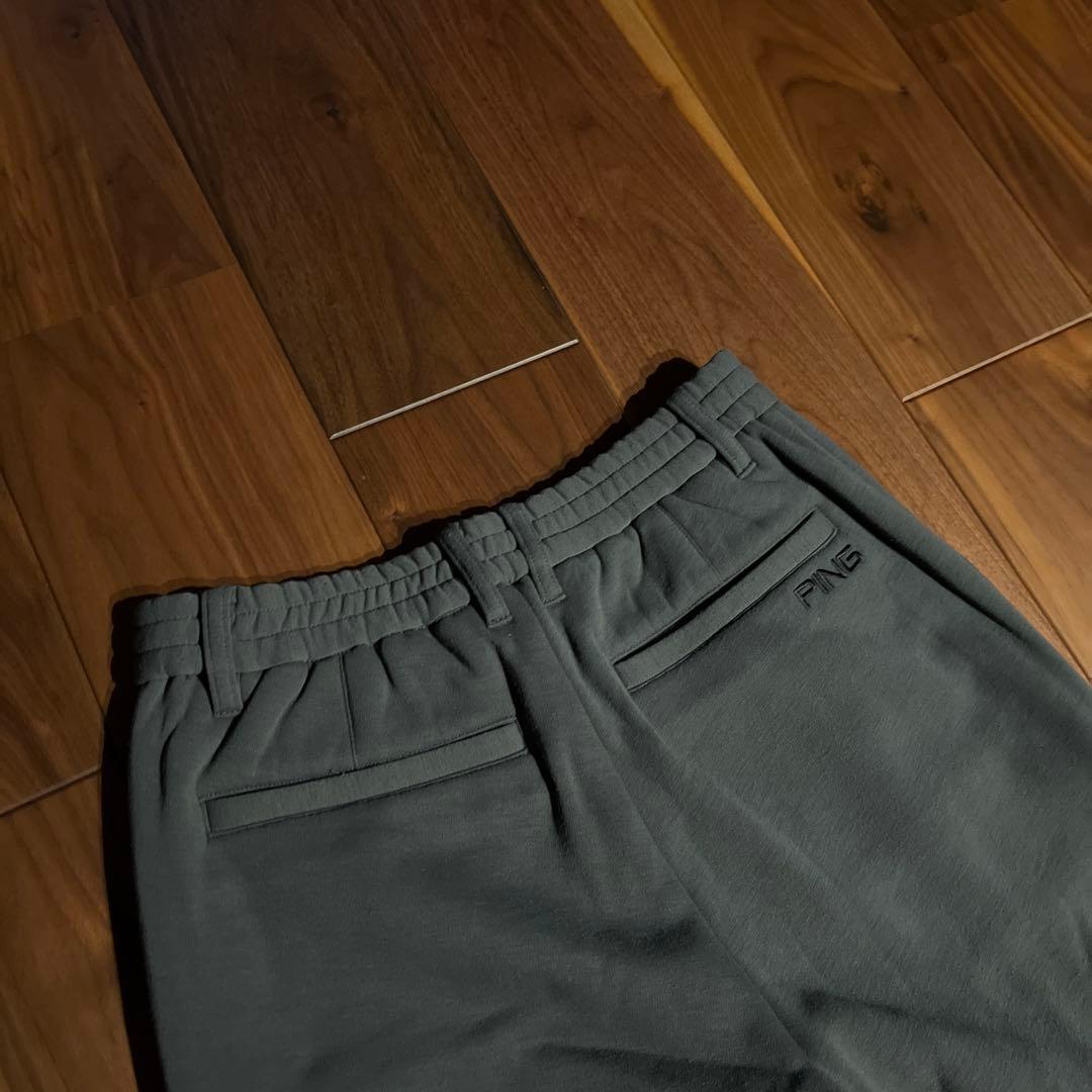 PING GOLF 裏起毛 ストレッチパンツ グレー