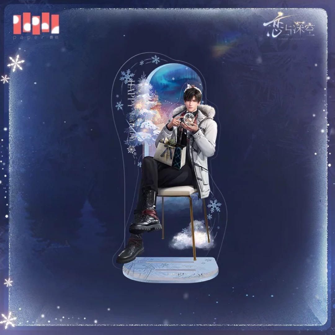 恋と深空　レイ　誕生日セット　アクスタ　マスコット　缶バッジ　クリアカード
