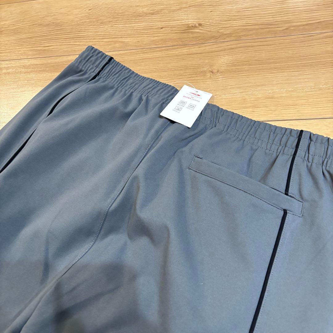 新品　ビームスデザイン　トラックジャケット　パンツ　セットアップ　ゴルフ　グレー
