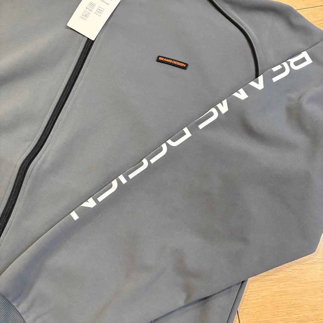 新品　ビームスデザイン　トラックジャケット　パンツ　セットアップ　ゴルフ　グレー