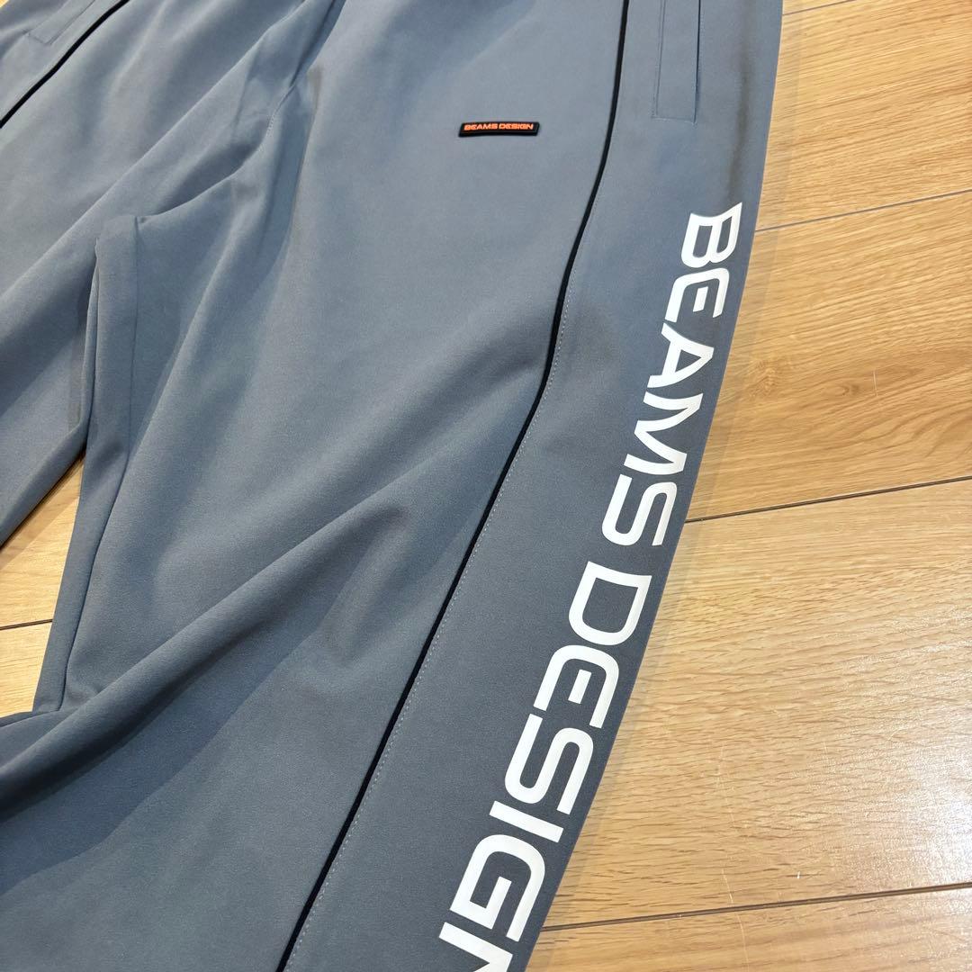 新品　ビームスデザイン　トラックジャケット　パンツ　セットアップ　ゴルフ　グレー