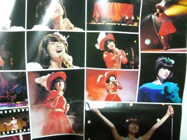 非売品 河合奈保子 ポスター 1982 日本青年館 コンサート 当時物 6つ折