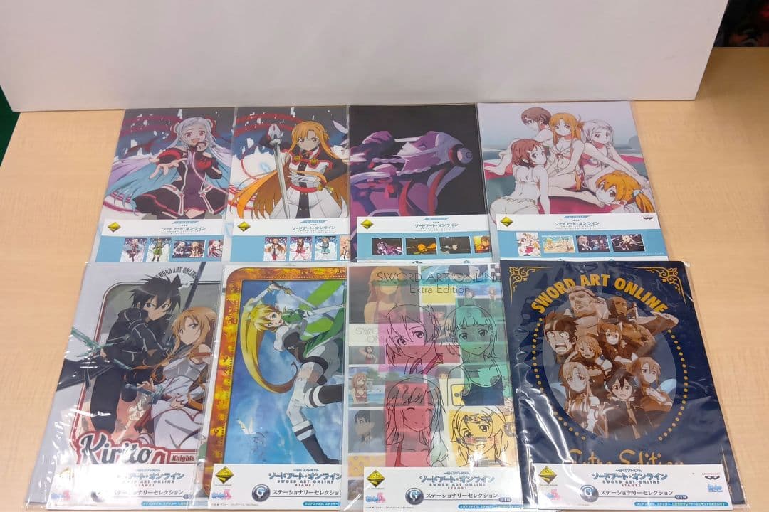 ❶ソードアート・オンライン 一番くじ 入場特典 クリアファイルなど まとめ売り