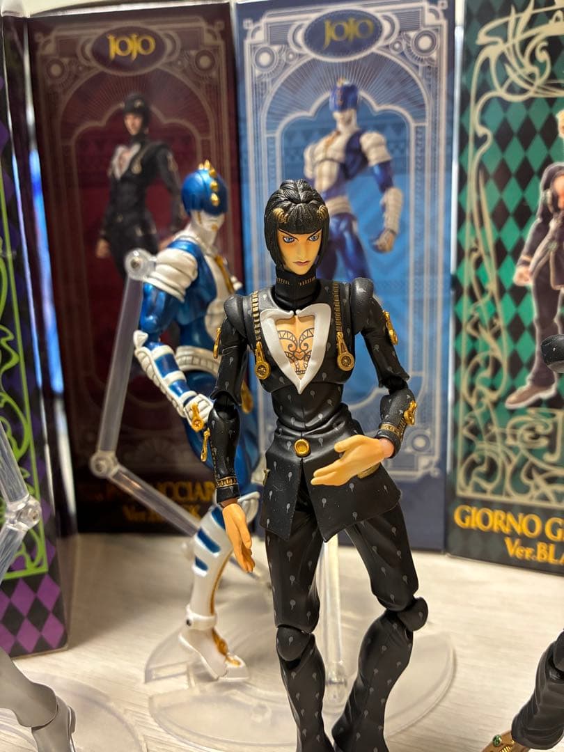 ジョジョの奇妙な冒険 超像可動 まとめ売り ブチャラティチームVer Black