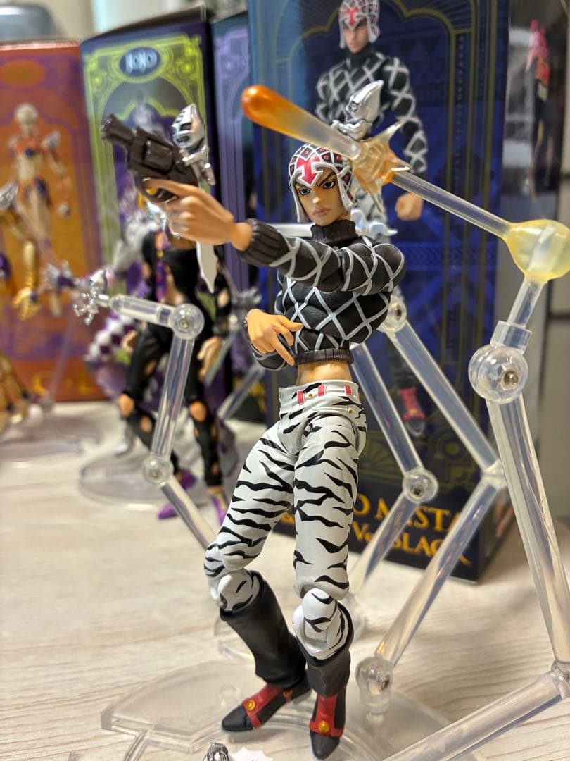 ジョジョの奇妙な冒険 超像可動 まとめ売り ブチャラティチームVer Black
