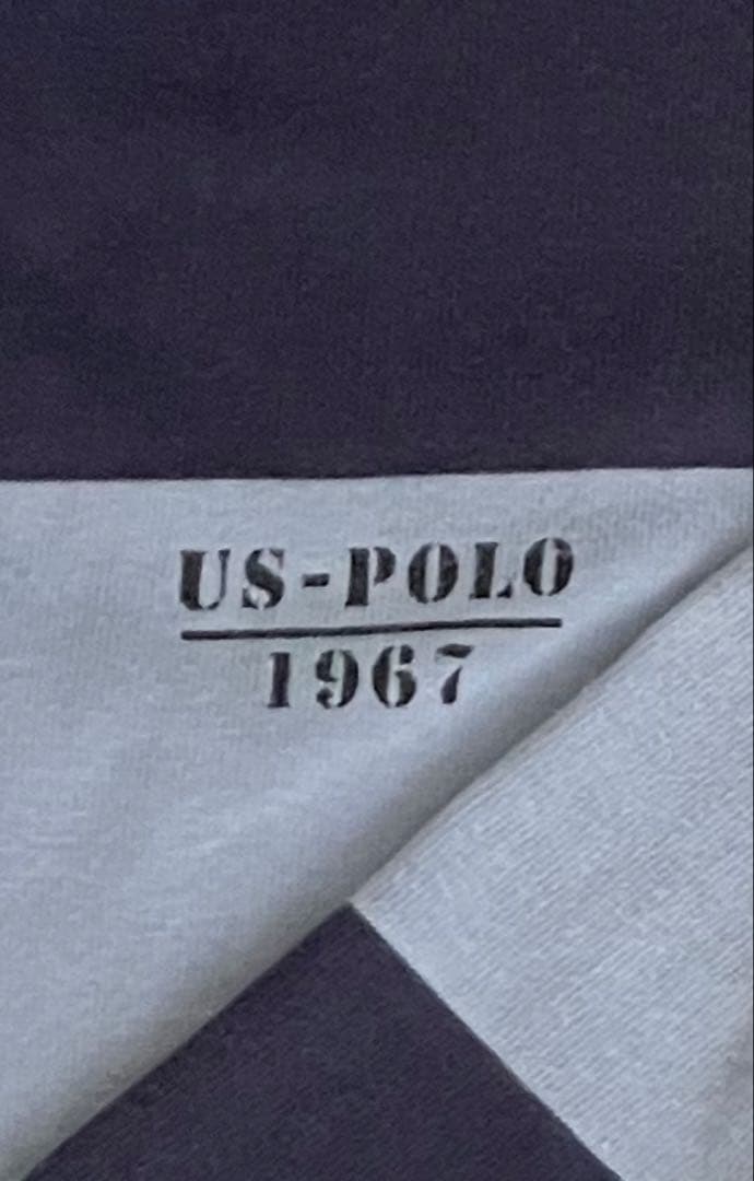 90sビンテージ US-Polo 1967 ラガーシャツ Mサイズ