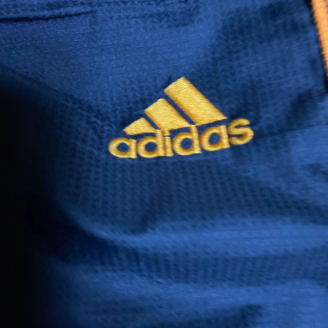 adidas 上下セット　オレンジ　紺　ジャージ　セットアップ　00s