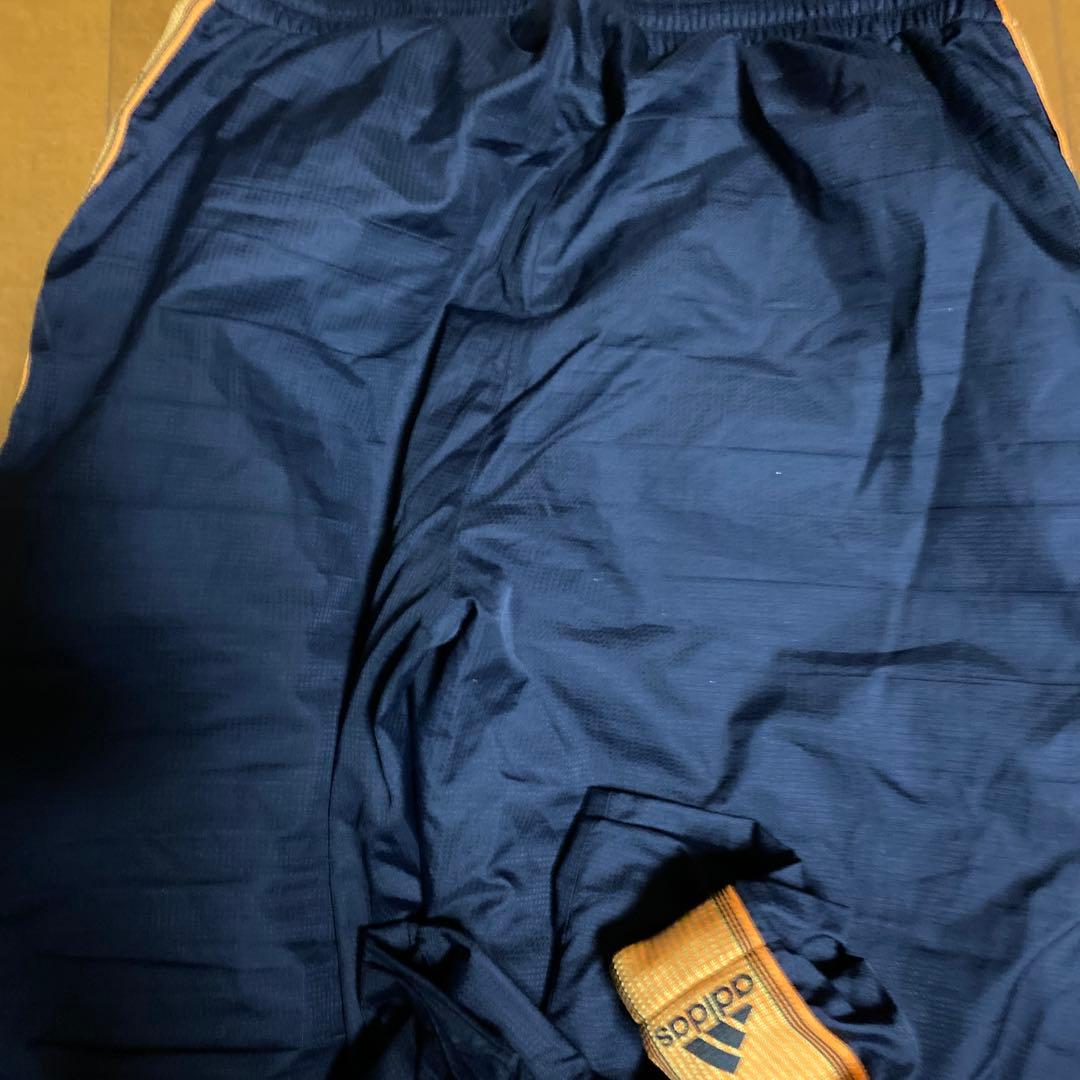 adidas 上下セット　オレンジ　紺　ジャージ　セットアップ　00s