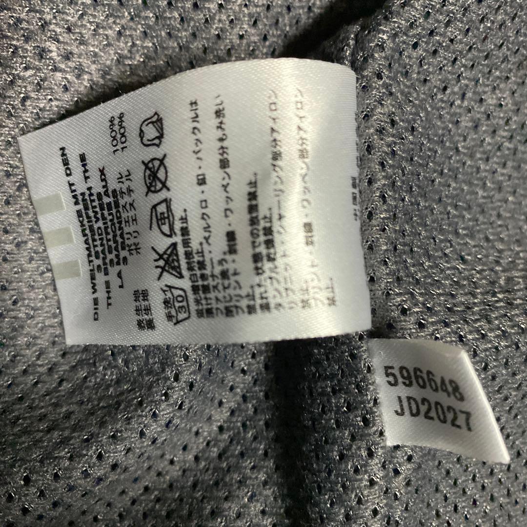 adidas 上下セット　オレンジ　紺　ジャージ　セットアップ　00s