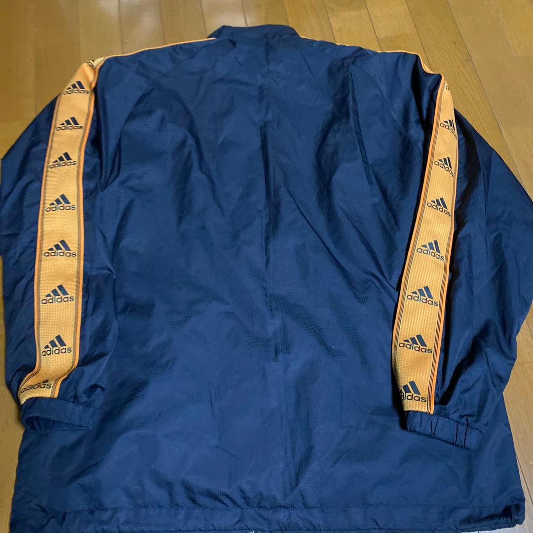 adidas 上下セット　オレンジ　紺　ジャージ　セットアップ　00s