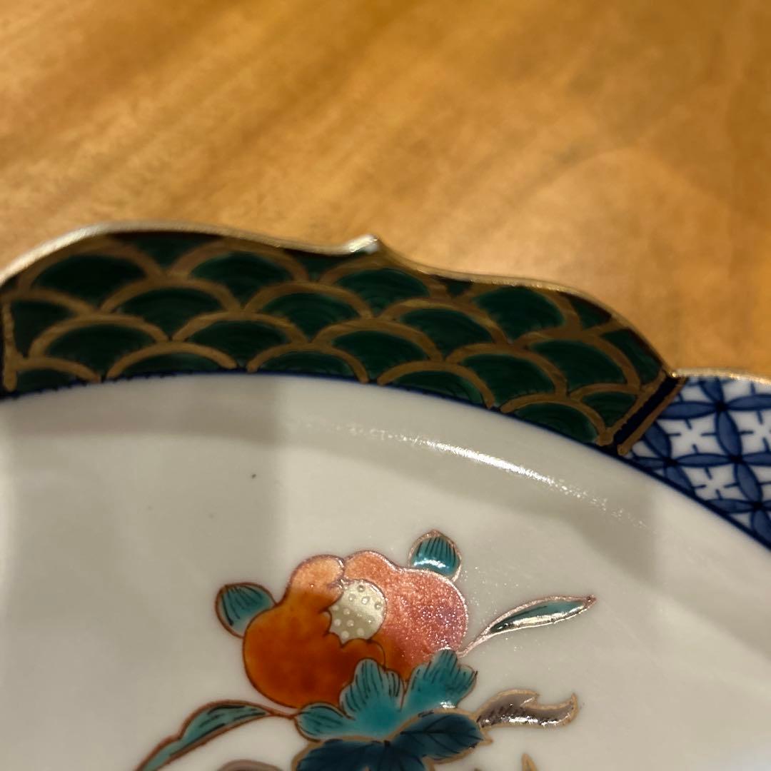 有田焼　昭和中期　伊万里絵付高台鉢