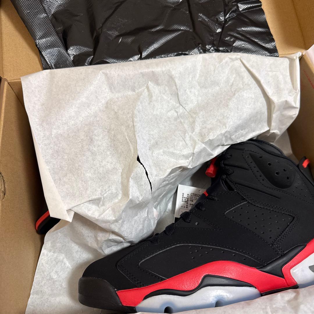 シューズ(男性用) 27cm NIKE AIR JORDAN 6 INFRARED SALESMAN