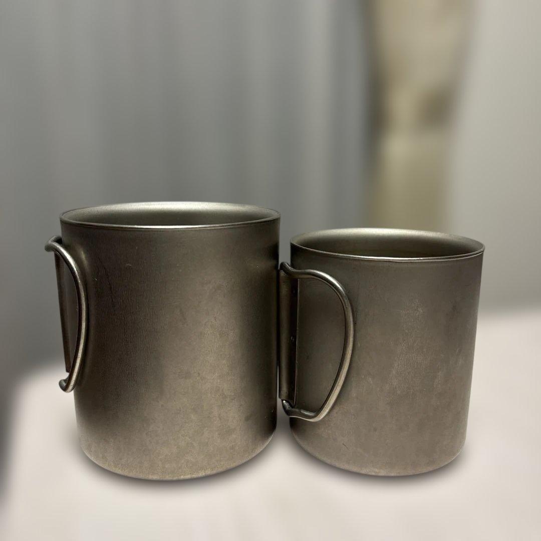  peak チタン マグカップセット 450ml 300ml