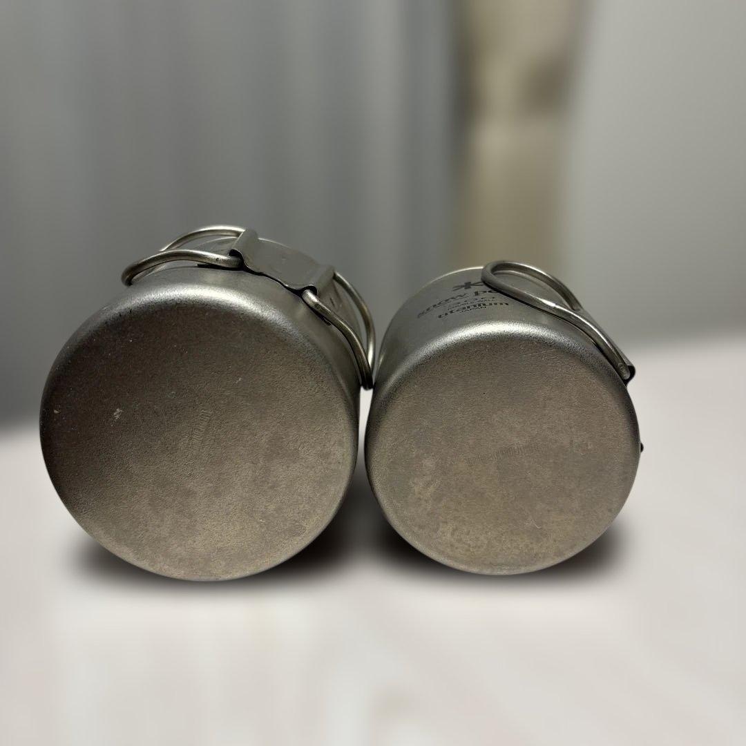 peak チタン マグカップセット 450ml 300ml