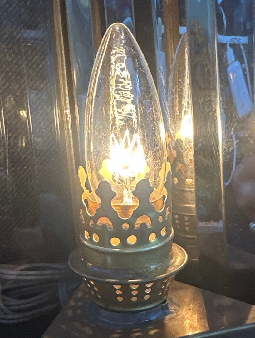 ヴィンテージ真鍮船ランタンスタイル 電気ランプ