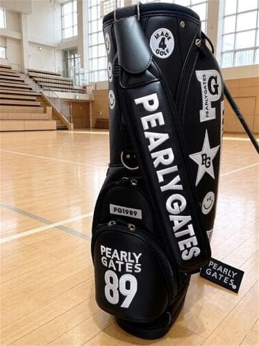 PEARLY GATES ゴルフバッグ ブラック　パリーゲイツスタンド付き