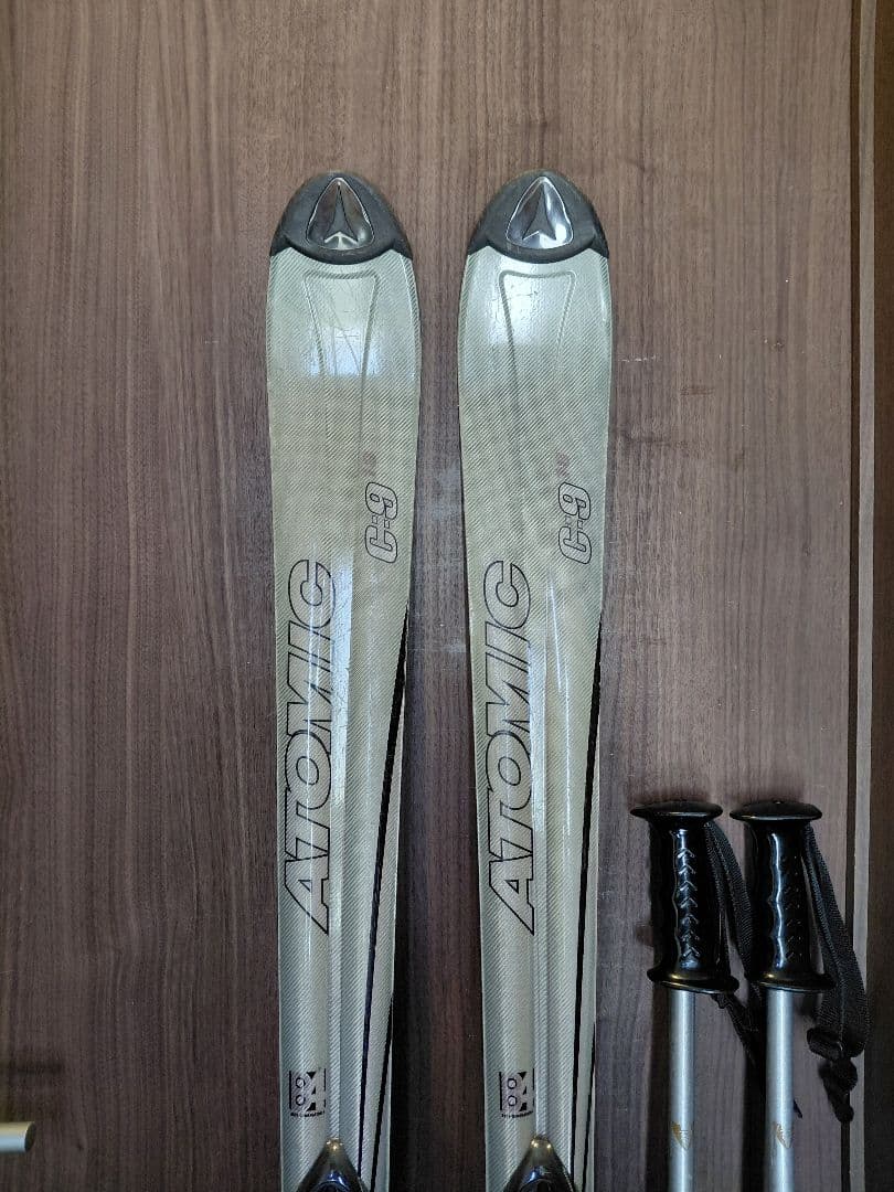 大特価❗ATOMIC レディース カーボンスキーセット メンテ・WAX済み✔