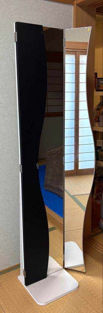 鏡　姿見　三面鏡　スタンドミラー　おしゃれ　希少