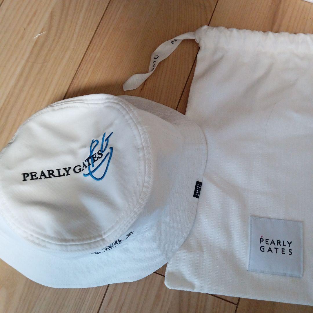 PEARLY GATES バケットハット 収納袋付き