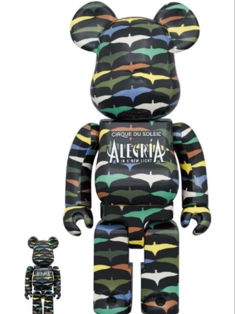 BE@RBRICK ベアブリック アレグリア　100%、400%２個セット