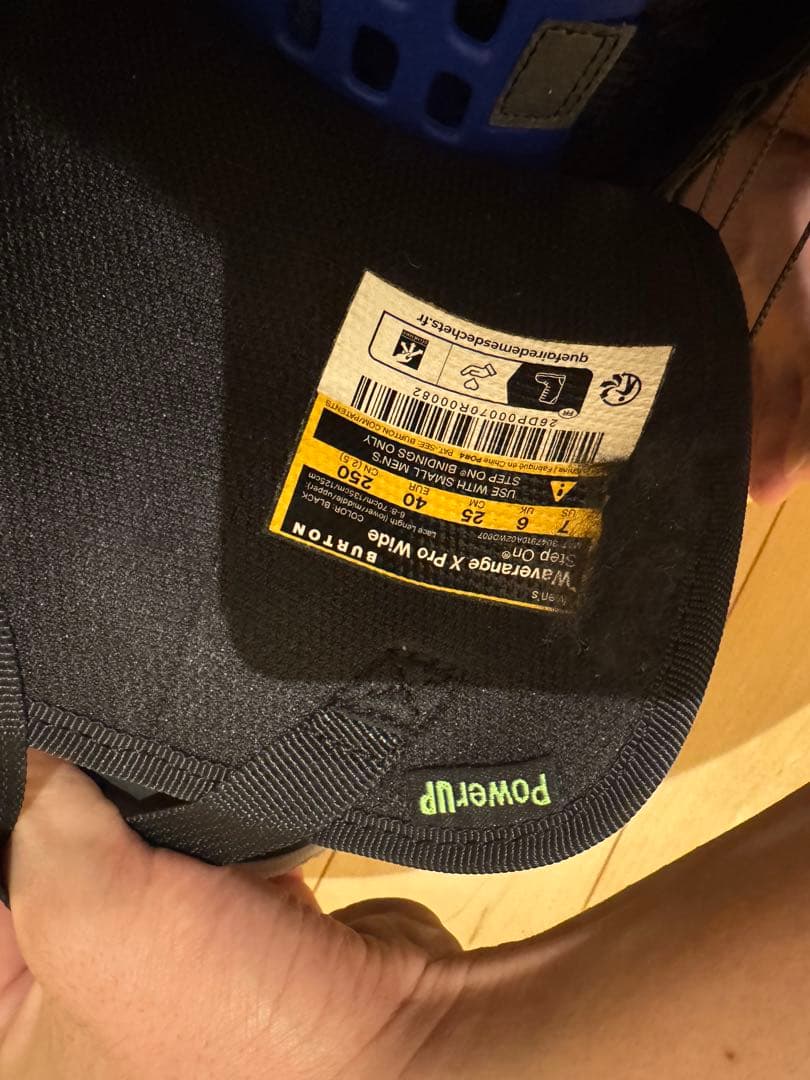 BURTON ウェイブレンジ Ｘproステップオン StepOn 25センチ