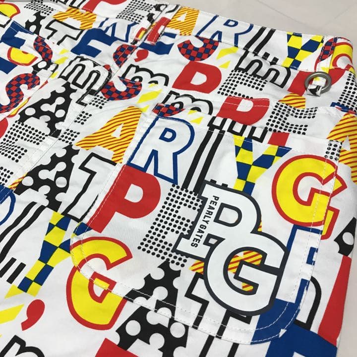 パーリーゲイツ☆ロゴ プリントスカート☆新品☆サイズ②☆正規品