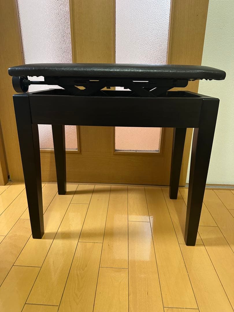 YAMAHA ピアノベンチ 高さ調整可能 黒