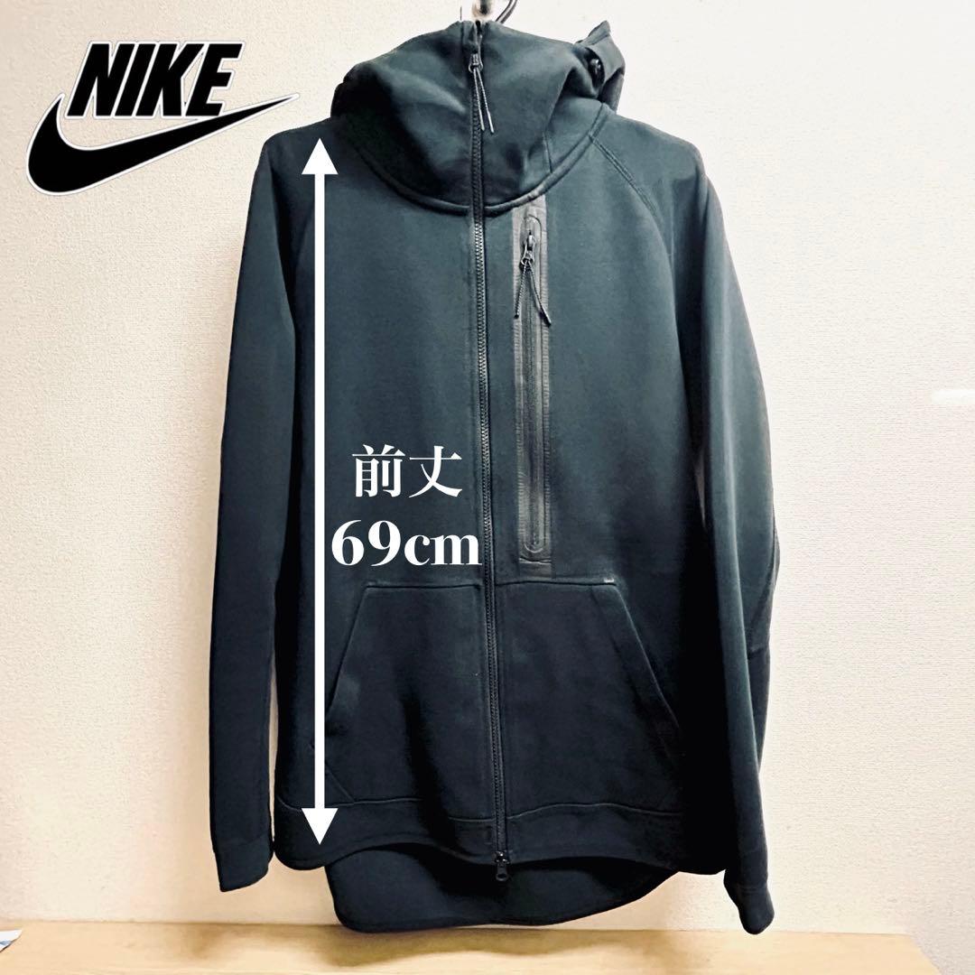 【美品】ナイキ テックフリース パーカー ジャケット ブラック XL