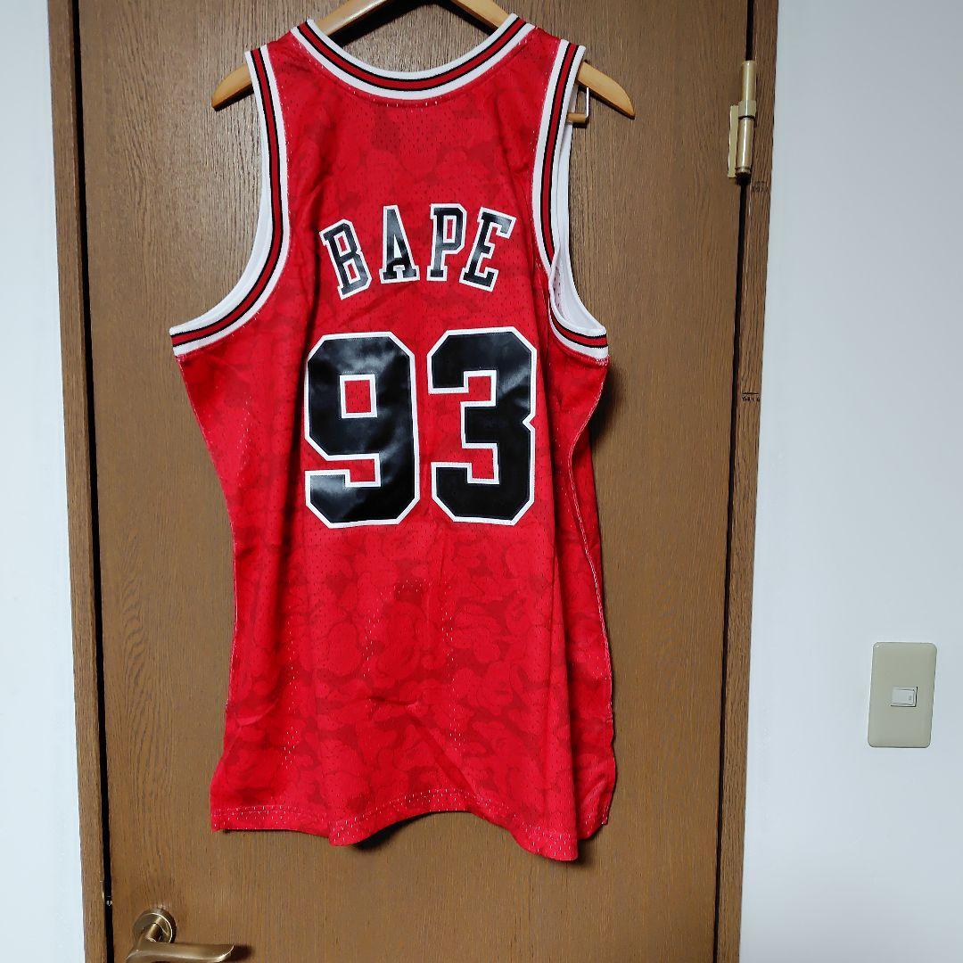 BAPE BULLS ジャージ レッド