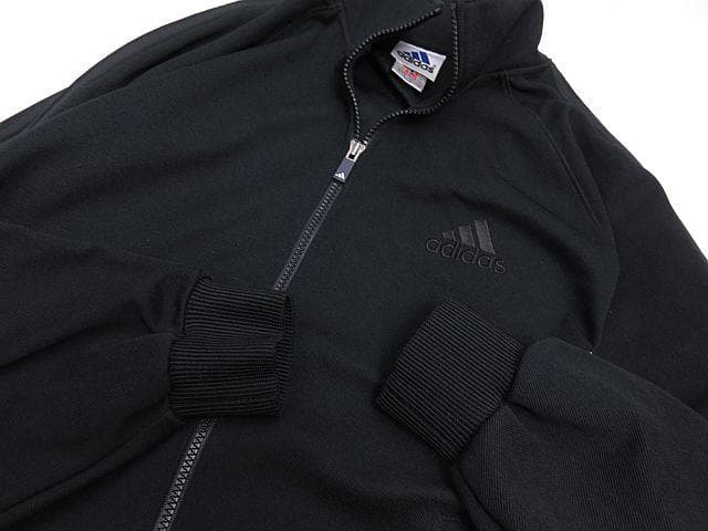 【値下げ】アディダス　adidas　上下　セットアップ　ジャージ　黒　メンズL