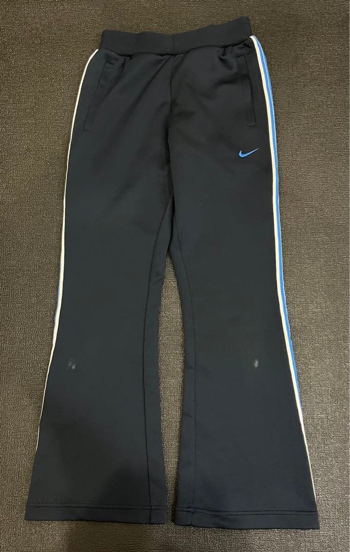 00s NIKE サイドライン スウッシュ刺繍ロゴ セットアップ ジャージ
