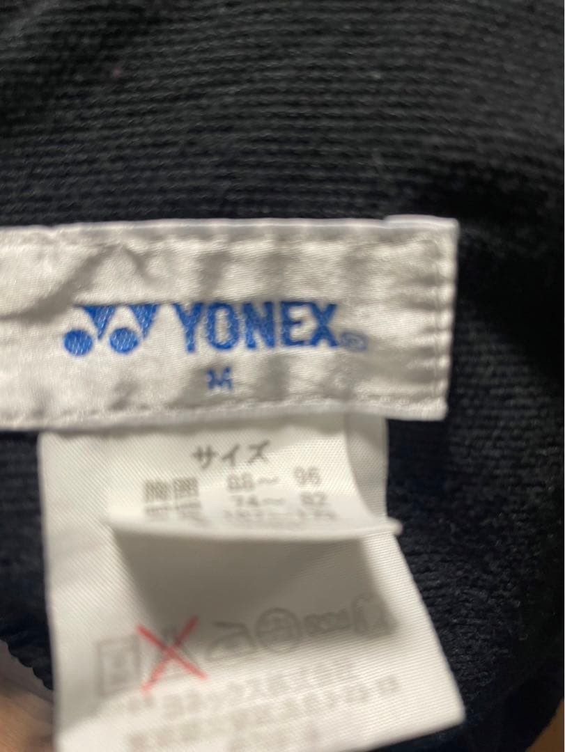 YONEX バドミントンパンツ M 黒 TOMIOKAロゴ