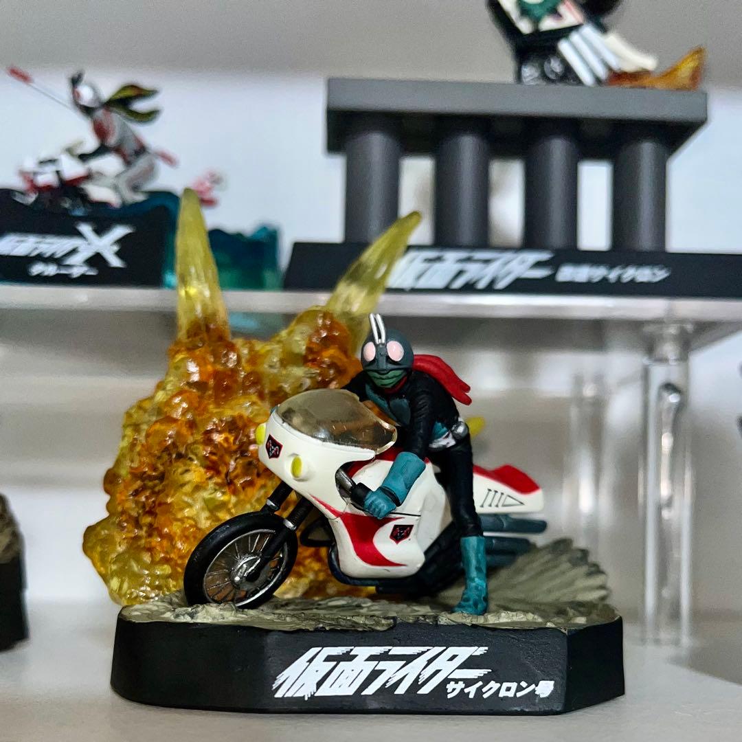仮面ライダー マシン アクションフィギュア　 昭和ライダー５種 コンプ